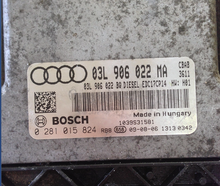 Audi A3 2.0 TDI, 0281015824, 0 281 015 824, 03L906022MA, 03L 906 022 MA,  EDC17CP14, 1039S31581