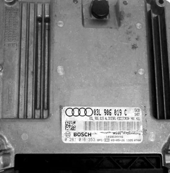 Audi A4 2.0 TDI, 0281016353, 0 281 016 353, 03L906019C, 03L 906 019 C, EDC17CP20