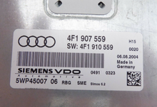 Audi A6, 4F1907559, 4F1 907 559, 5WP45009, SIMOS 6.2