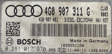 Audi A6, A7 3.0 TDI, 0281017970, 0 281 017 970, 4G0907311G, 4G0 907 311 G, 4G0907401, 4G0 907 401, EDC17CP44