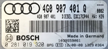 Audi A6, A7 3.0 TDI, 0281019320, 0 281 019 320, 4G0907401Q, 4G0 907 401 Q, 4G0907401, 4G0 907 401, EDC17CP44