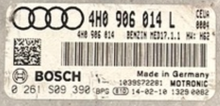 Audi A8 4.0 FSI-TFSI, 0261S09390, 0 261 S09 390, AH0906014L, AH0 906 014 L, 4H0906014, 4H0 906 014, MED17.1.1