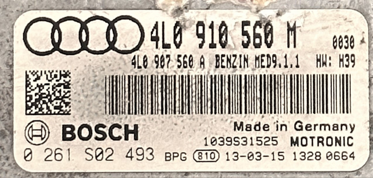 0261S02493, 0 261 S02 493, 4L0910560M, 4L0 910 560 M, 4L0907560A, 4L0 907 560 A, MED9.1.1