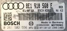 Audi RS4 4.2, 0261S02556, 0 261 S02 556, 8E1910560F, 8E1 910 560 F, 1039S22204, MED9.1