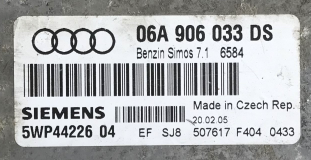 Audi, Simos 7.1, 06A906033DS, 06A 906 033 DS, 5WP4422604, 5WP44226 04