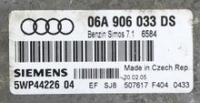 Audi, Simos 7.1, 06A906033DS, 06A 906 033 DS, 5WP4422604, 5WP44226 04