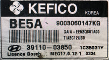 Plug & Play Kefico Engine ECU, Kia/Hyundai, 3911003850, 39110-03850, 9003060147KG, BE5A (Copy)