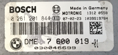 BMW, 0261201844, 0 261 201 844, DME7600019, DME 7 600 019
