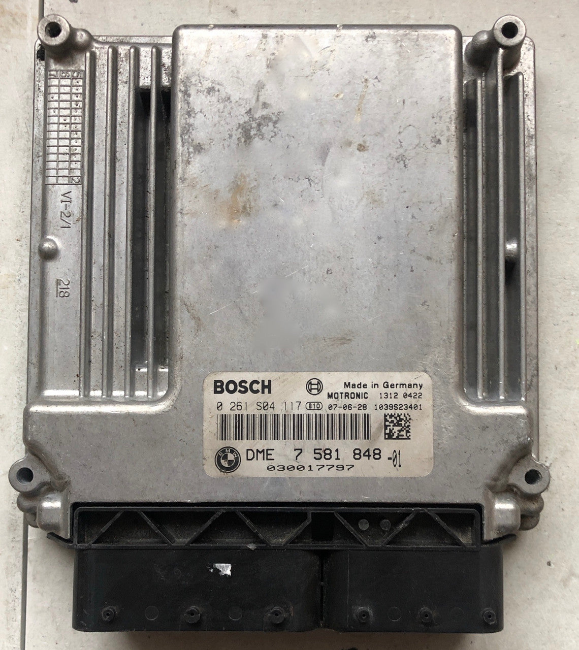 BMW, 0261S04117, 0 261 S04 117, DME7581848, DME 7 581 848