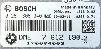0261S06340, 0 261 S06 340, DME7612190, DME 7 612 190