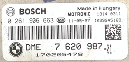 BMW Mini, 0261S06663, 0 261 S06 663, DME7620987, DME 7 620 987