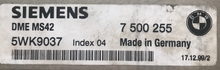 7500255, 7 500 255, 5WK9037, DME MS42, Index 04