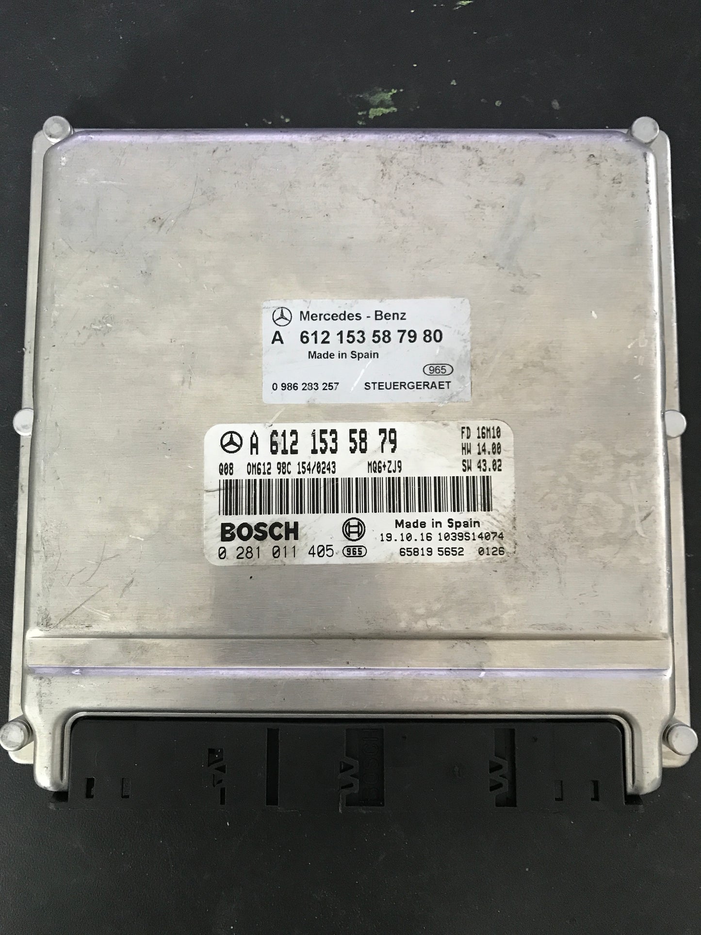 Plug & Play Bosch Engine ECU, 0281011405, 0 281 011 405, A 612 153 58 79, A6121535879