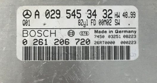 Bosch Engine ECU, 0261206720, 0 261 206 720, A0295453432, A 029 545 34 32