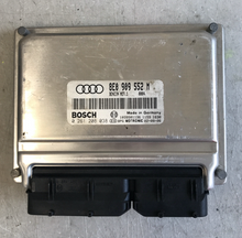 Bosch Engine ECU, 0261208038, 0 261 208 038, 8E0909552M, 8E0 909 552 M, 1039S01136, ME7.1