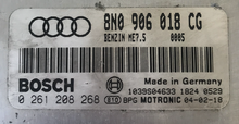 Bosch Engine ECU, 0261208268 , 0 261 208 268 , 8N0906018CG, 8N0 906 018 CG, 1039S04633, ME7.5