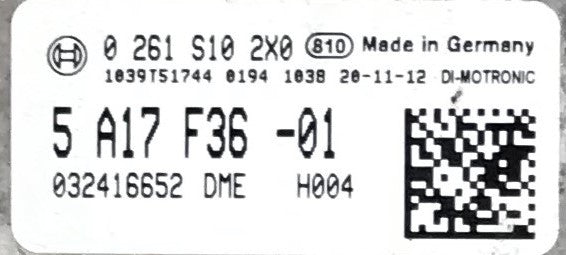 Bosch Engine ECU, 0261S102X0, 0 261 S10 2X0, MG1CS201-5.40