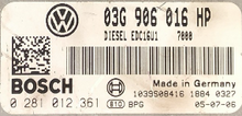 Bosch Engine ECU, 0281012361, 0 281 012 361, 03G906016HP, 03G 906 016 HP, 1039S08416