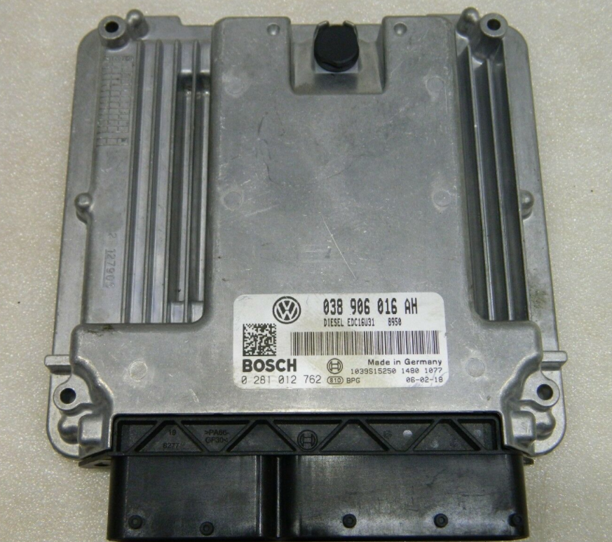 Bosch Engine ECU, 0281012762, 281 012 762, 038 906 016 AH, 038906016AH, EDC16U31, 1039S15250