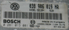 Bosch Engine ECU, 0281013081, 0 281 013 081, 038906019NR, 038 906 019 NR, 1039S15634, EDC15P+