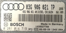 Bosch Engine ECU, 0281014719, 0 281 014 719, 03G906021TP, 03G 906 021 TP, 1039S27780, EDC16U34