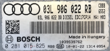 Audi, 0281015825, 0 281 015 825, 03L906022RB, 03L 906 022 RB, EDC17CP14