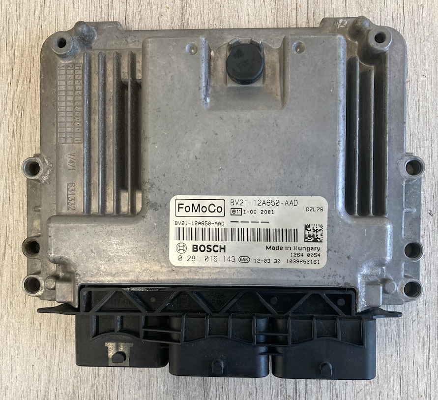 Bosch Engine ECU, 0281019143, 0 281 019 143, BV2112A650AAD, BV21-12A650-AAD, 1039S52161