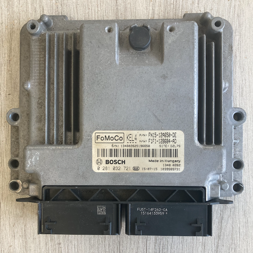 Bosch Engine ECU, 0281032721, 0 281 032 721, FN1512A650DE, FN15-12A650-DE, F1F112B684AD, F1F1-12B684-AD, KEL4