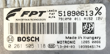 Bosch Engine ECU, Alfa Romeo 1.4, 0261S05118, 0 261 S05 118, 51890613