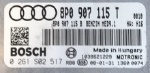 Bosch Engine ECU, Audi A3 Turbo, 0261S02517, 0 261 S02 517, 8P0907115T, 8P0 907 115 T, 1039S21229