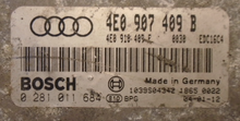 Bosch Engine ECU, Audi A8 4.0 TDI, 0281011684, 0 281 011 684, 4E0907409B, 4E0 907 409 B, EDC16C4