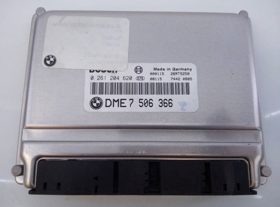 Bosch Engine ECU, BMW, 0261204620, 0 261 204 620, DME7506366, DME 7 506 366