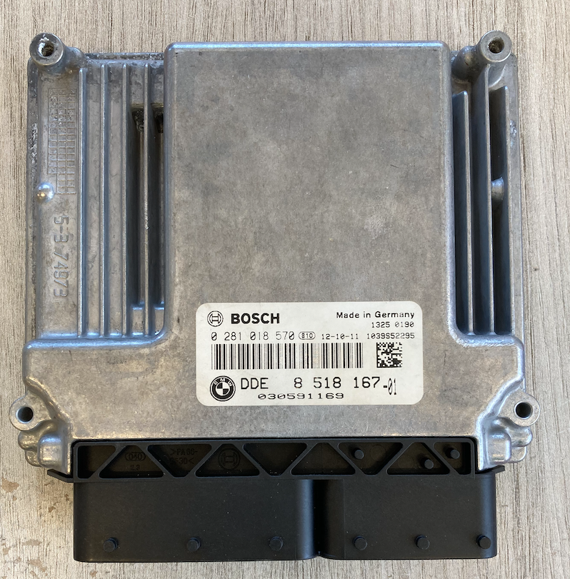 Bosch Engine ECU, BMW 118D, 0281018570, 0 281 018 570, DDE8518167, DDE 8 518 167