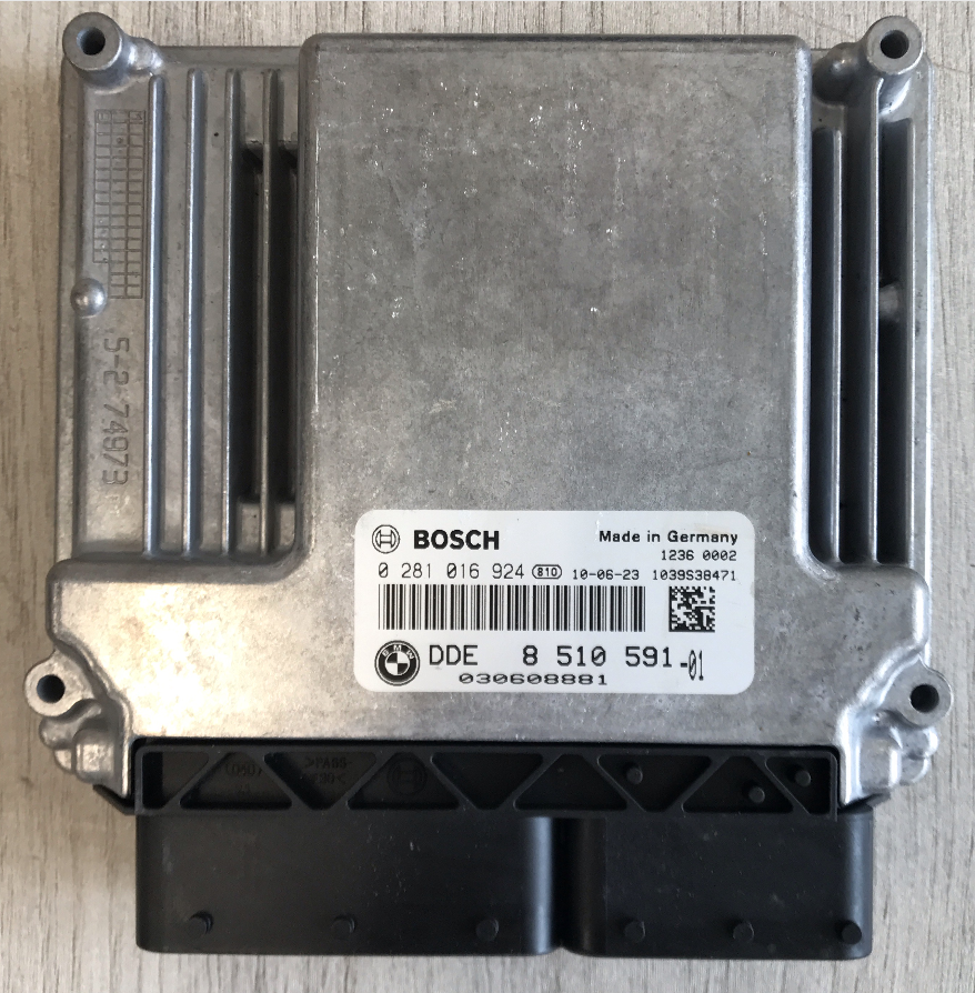 Bosch Engine ECU, BMW 120D/320D, 0281016924, 0 281 016 924, DDE8510591, DDE 8 510 591, 1039S38471