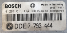 Bosch Engine ECU, BMW X3 3.0D, 0281011414, 0 281 011 414, DDE7793444, DDE 7 793 444, 1039S03764