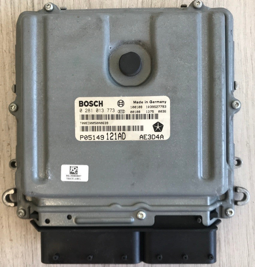 Bosch Engine ECU, CHRYSLER, 0281013773, 0 281 013 773, P05149121AD, P05149 121AD