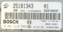 Bosch Engine ECU, Chevrolet Captiva, 0 281 016 588, 0281016588, 25181343, 1039S27980