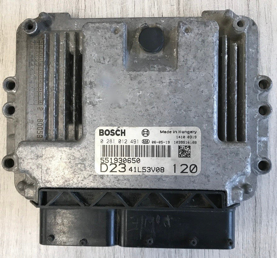Plug & Play Bosch Engine ECU, Fiat, 0281012491, 0 281 012 491, 5519306 ...