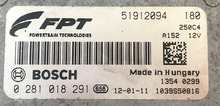 Bosch Engine ECU, Fiat, 0281018290, 0 281 018 290, 51912094