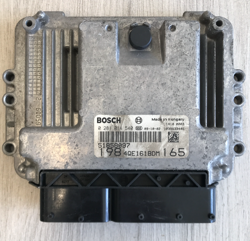 Bosch Engine ECU, Fiat Bravo 2.0D, 0281014540, 0 281 014 540, 51858097, 1039S33446