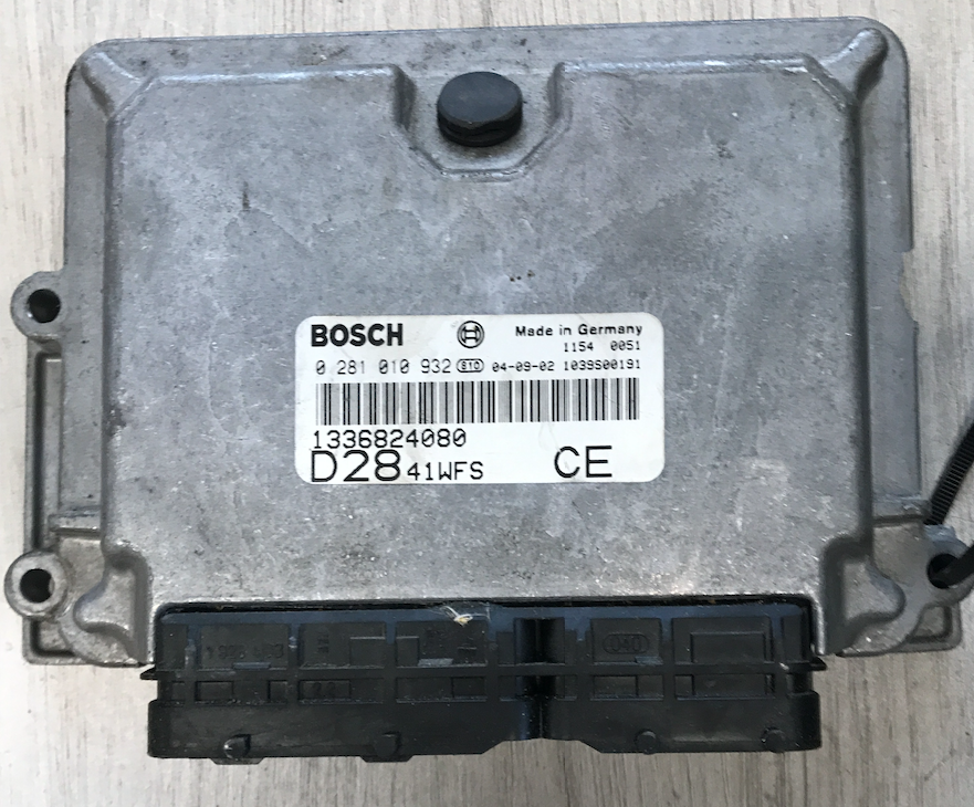 Bosch Engine ECU, Fiat Ducato JTD, 0281010932, 0 281 010 932, 1336824080, 1039S00191