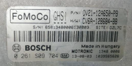 Bosch Engine ECU, Ford, 0261S09704, 0 261 S09 704, DV2112A650PB, DV61-12A650-PB, CV6A12B684BB, CV6A-12B684-BB, GHS1 