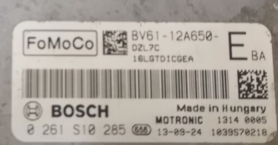 0261S10285, 0 261 S10 285, BV6112A650EBA, BV61-12A650-EBA