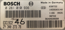 Bosch Engine ECU, HDI, 0281010936, 0 281 010 936, 3402737880, 34 027 378 80, EDC15C2