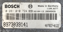 Bosch Engine ECU, Isuzu, 0281010724, 0 281 010 724, 8973039141, 407922-0122
