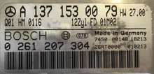 Bosch Engine ECU, Mercedes-Benz, 0261207304, 0 261 207 304, A1371530079, A 137 153 00 79