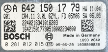 Bosch Engine ECU, Mercedes-Benz, 0281012015, 0 281 012 015, A6421501779, A 642 150 17 79, CR4.11