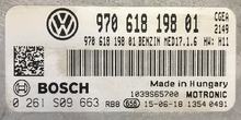 Bosch Engine ECU, Porsche, 0261S09663, 0 261 S09 663, 97061819801, 970 618 198 01, 1039S65700