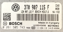 Bosch Engine ECU, Skoda Octavia, Superb 1.8 TSI, 0261S05743, 0 261 S05 743, 3T0907115F, 3T0 907 115 F, 1039S45098, MED17.5