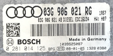 0281014125, 0 281 014 125, 03G906021RG, 03G 906 021 RG, 03G906021AB, 03G 906 021 AB, EDC16U34
